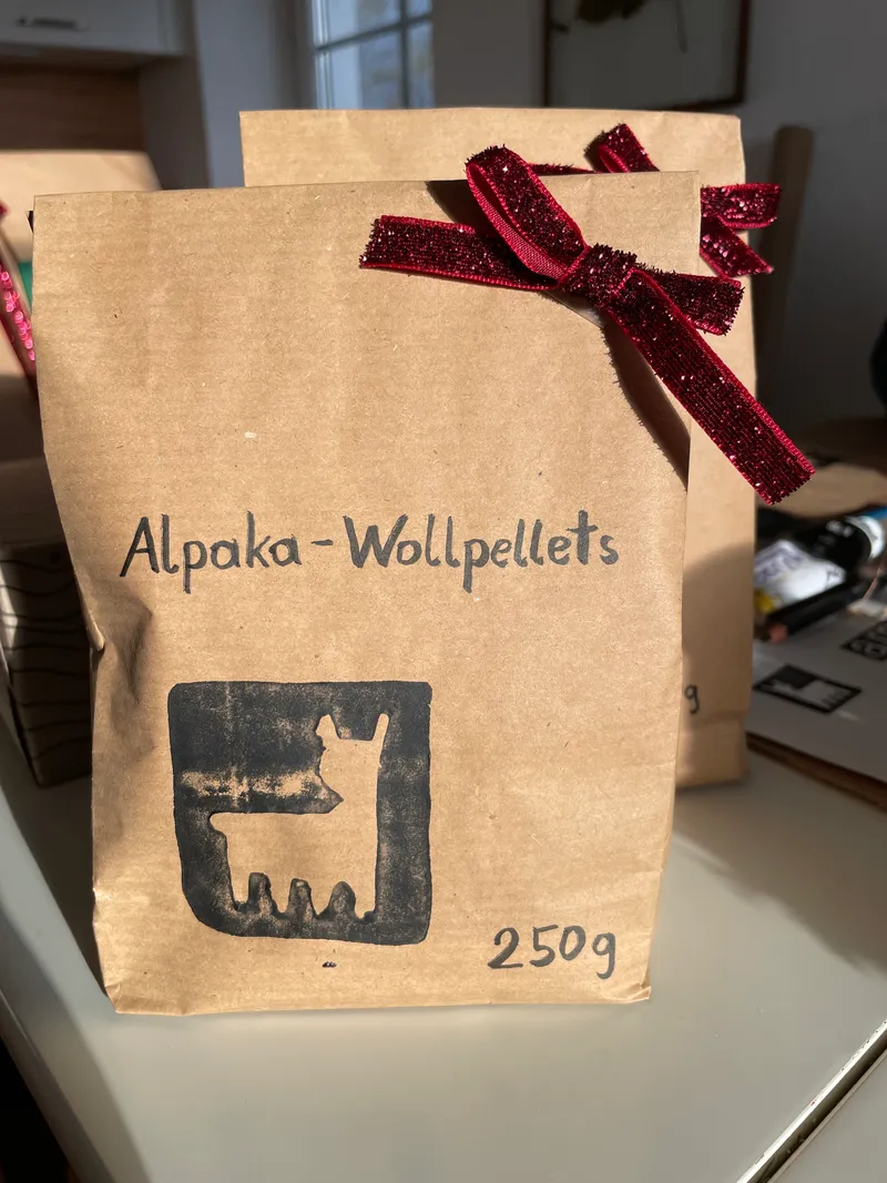 Alpaka auf der Alpakasölde Farm